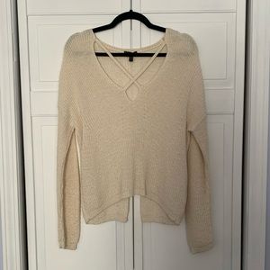 Express Sweater with cross detail